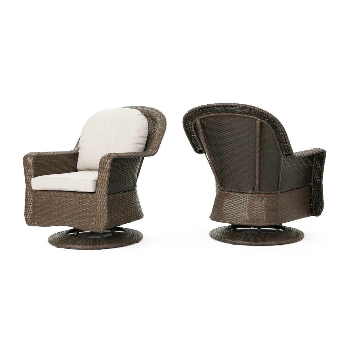 LIAM SWIVEL CLUB CHAIR  Set Of 2