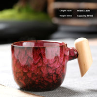 Wooden Handle Ceramic Cup Dahuaware