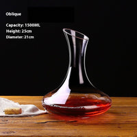 Personalized Bevel Glass Red Wine Wine Decanter