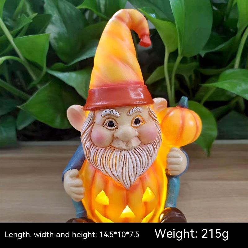 New Halloween Pumpkin Old Man Gnomes