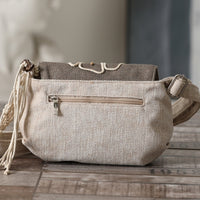 Style Lightweight Crossbody Woven Canvas Women's Bag