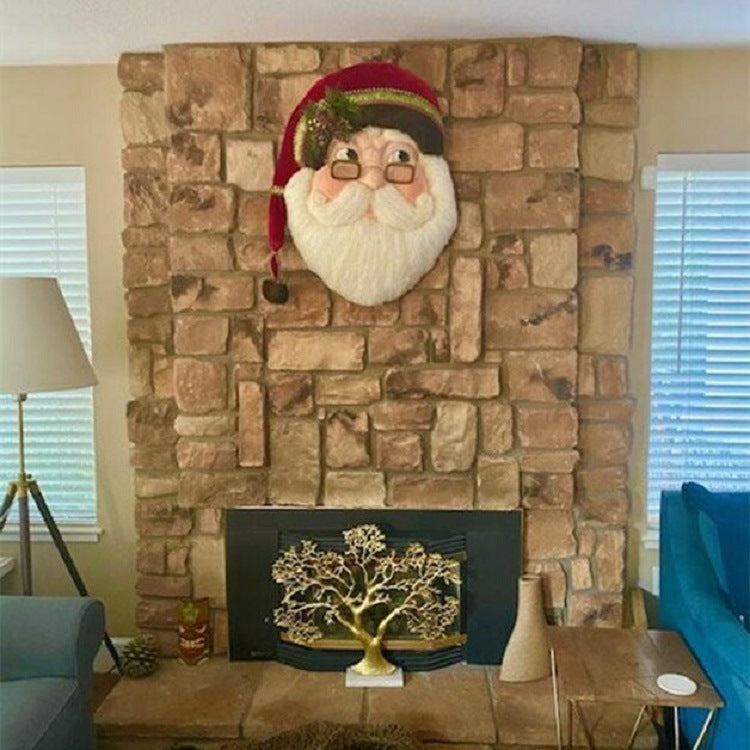 Wooden Santa's House Number Wall Decoration