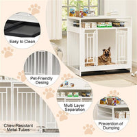 43.3-inch Large Dog Cage Furniture