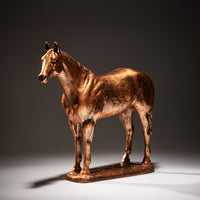 Transparent Gradient, Golden Bronze Horse