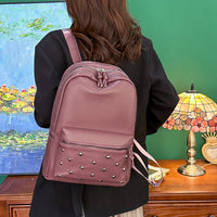 Women's Designer Backpacks Anti Splash PU Leather Fabric