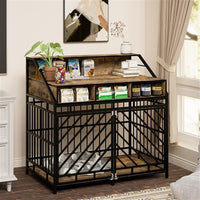 43.3 Inch Dog Cage Furniture For Large Dogs