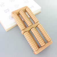 Thickened Wooden Foot Massager Wooden Roller Type