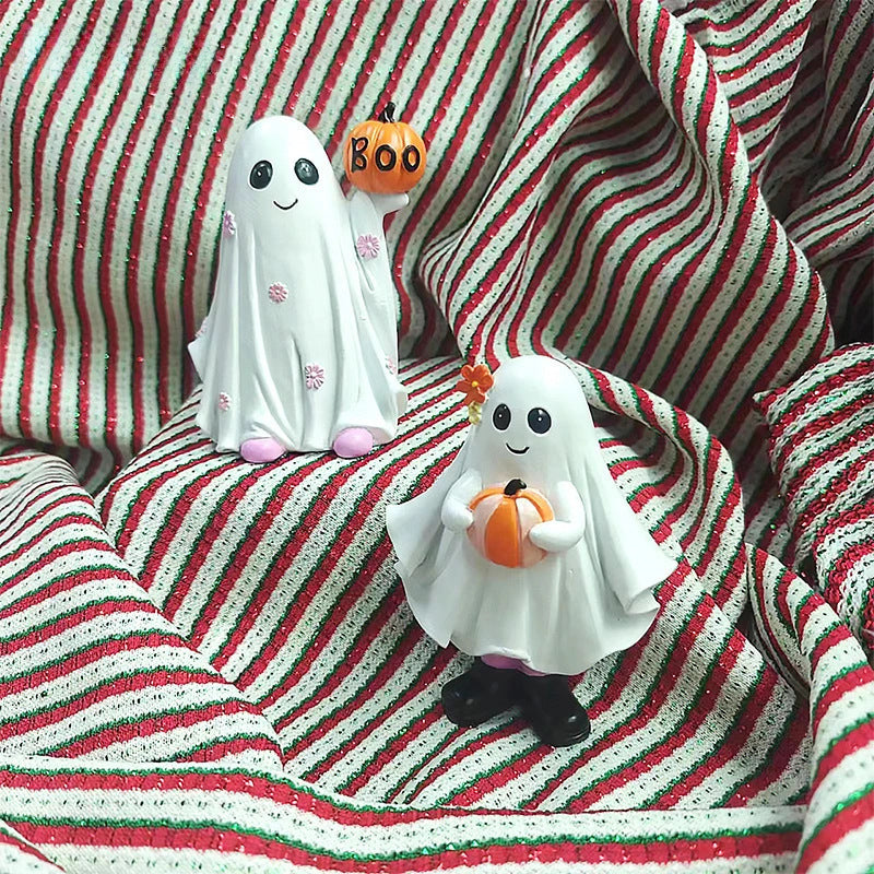 Halloween Decorations Cute Ghost Desktop Ornaments