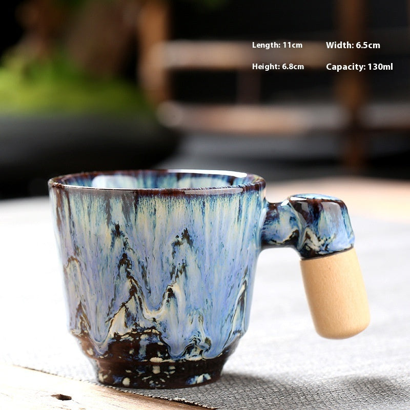 Wooden Handle Ceramic Cup Dahuaware