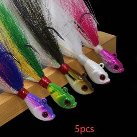 Luminous Bronzing Deer Tail Hair Beard Lure Bait