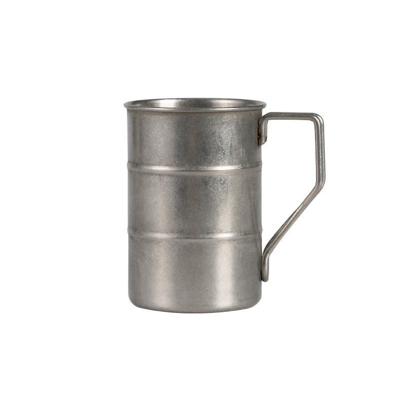 Creative Outdoor Mug Made Of 304 Stainless Steel With A Lid