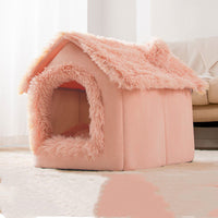 Removable And Washable Small Dog Cat Closed Dog House