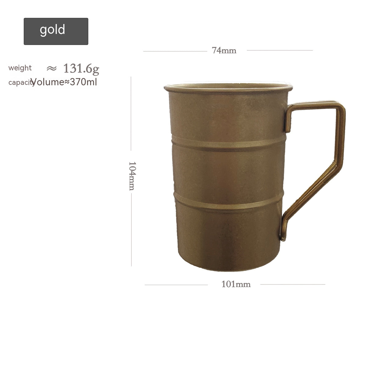 Creative Outdoor Mug Made Of 304 Stainless Steel With A Lid