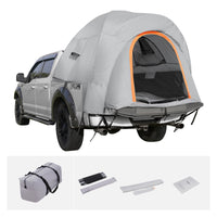 VEVOR Truck Bed Tent, 6.4-6.7 Pickup Truck Tent With Rain Layer And Carry Bag, Waterproof PU2000mm Double Layer Truck Tent, Accommodate 2-3 Person, For Camping Traveling Outdoor Activities