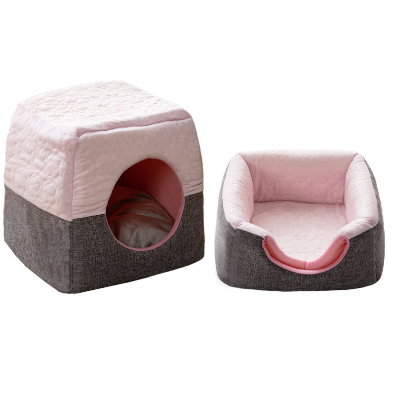 New Multi-purpose Cool Cat House Small Dog Semi-enclosed