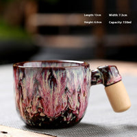 Wooden Handle Ceramic Cup Dahuaware