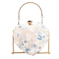 Sweet Floral Chain Crossbody Bag Fashion Tote