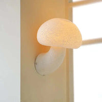 Cream Mushroom Wall Lamp Outdoor/Indoor