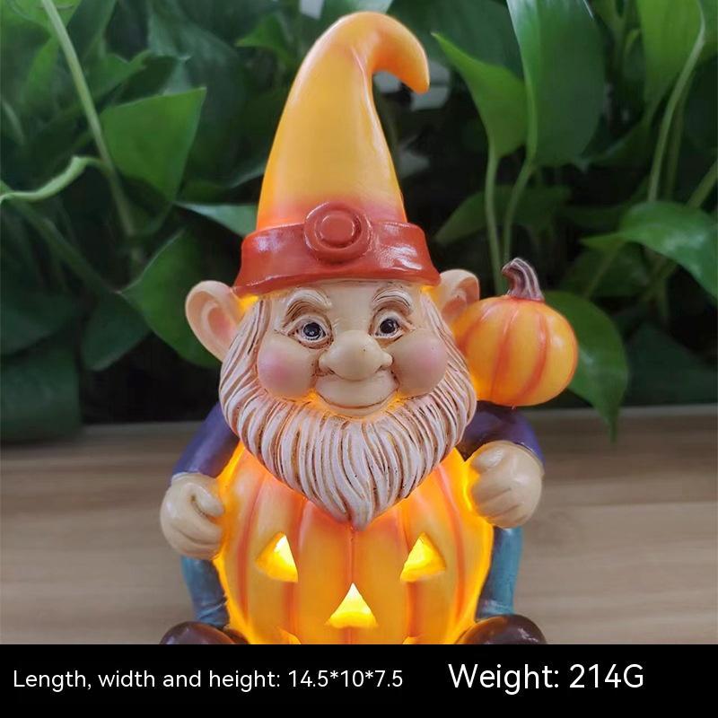 New Halloween Pumpkin Old Man Gnomes